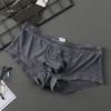 Men's Seamless Ice Silk Briefs with High Waist and Pouch Support view 4