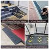 YCBTPS Rubber Curb Ramp, Anti-Slip Wheelchair and Door Threshold Ramp, 9–19 cm Height, with Expansion Screws (50 × 32 × 14 cm) view 3