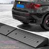 YCBTPS Rubber Curb Ramp, Anti-Slip Wheelchair and Door Threshold Ramp, 9–19 cm Height, with Expansion Screws (50 × 32 × 14 cm) view 4