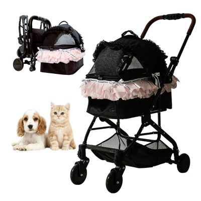 RUYICZB Detachable Pet Stroller with Carrier Bag