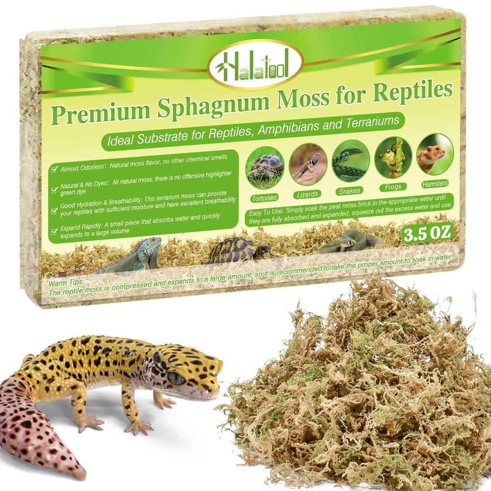Halatool 100g Sphagnum Moss for Reptiles