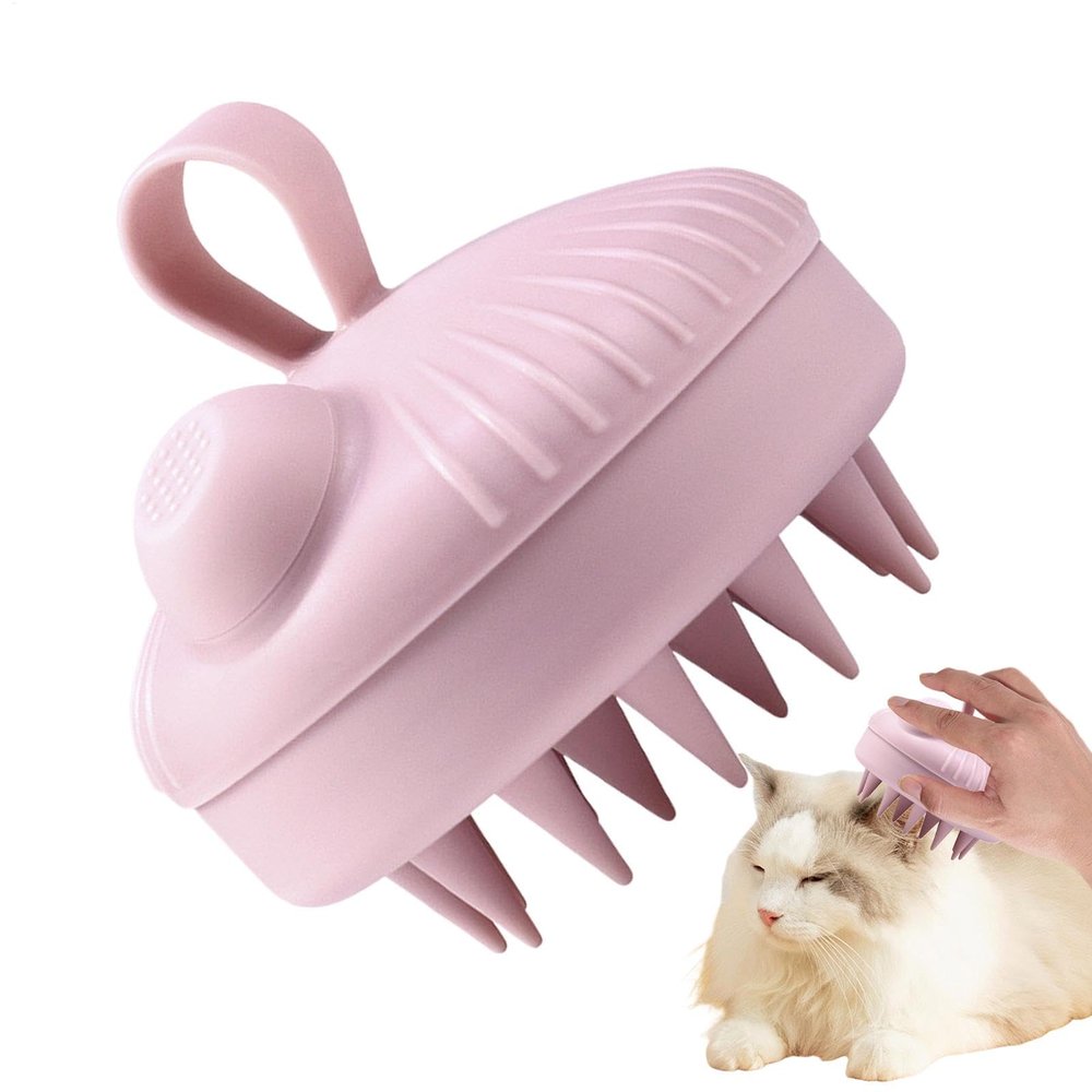 Scalp Shampoo Brush, Soft Silicone Bristles, Wet and Dry Use