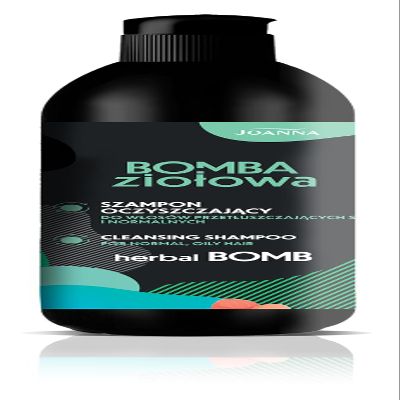 JOANNA Herbal Bomb Cleansing Shampoo 500 ml for Oily and Normal Hair