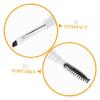 FRCOLOR Dual-Ended Eyebrow Brush with Soft Bristles and Spoolie view 3