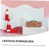 COLLBATH 2-Piece Lipstick Holder with Mirror, Vintage Makeup Case view 2