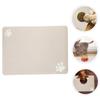HAPINARY Absorbent Feeding Mat for Dogs and Cats, Quick-Drying Diatomite Floor Mat view 2