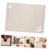 HAPINARY Absorbent Feeding Mat for Dogs and Cats, Quick-Drying Diatomite Floor Mat view 4