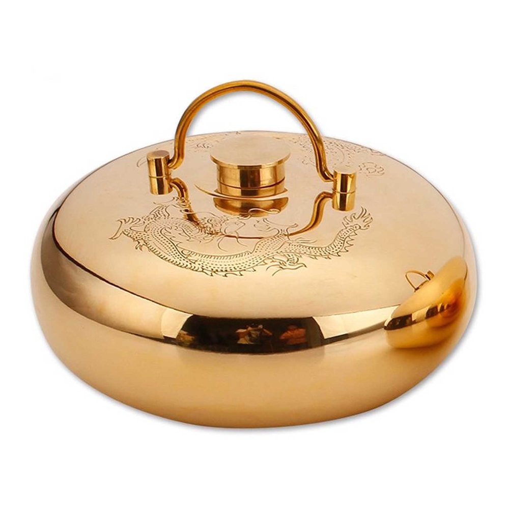 Copper Hot Water Bottle with Cover