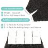 Tape-In Human Hair Extensions for Black Women, Kinky Straight Remy Hair, 20 Pieces, 50 g view 4
