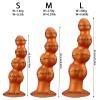 Qiyasex Silicone Anal Beads with Suction Cup, 4-Ball Flexible Anal Chain, Size L view 2