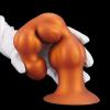 Qiyasex Silicone Anal Beads with Suction Cup, 4-Ball Flexible Anal Chain, Size L view 3
