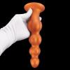 Qiyasex Silicone Anal Beads with Suction Cup, 4-Ball Flexible Anal Chain, Size L view 4