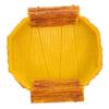 Happyyami Resin Reptile Food Bowl, Yellow, Realistic Appearance view 1