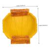 Happyyami Resin Reptile Food Bowl, Yellow, Realistic Appearance view 3