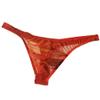 VYLYNL Women's Lingerie Set for Larger Busts, Padded Mesh Tank Top and G-String, Orange, One Size view 1