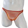 VYLYNL Women's Lingerie Set for Larger Busts, Padded Mesh Tank Top and G-String, Orange, One Size view 3