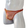 VYLYNL Women's Lingerie Set for Larger Busts, Padded Mesh Tank Top and G-String, Orange, One Size view 4