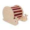 Happyyami Snail-Shaped Wooden Hamster House, DIY Paintable view 1