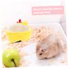 Happyyami Yellow Warm, Windproof Plush Hamster Nest for Hedgehogs view 2