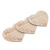 JOINPAYA 3-Piece Heart-Shaped Wooden Baby Announcement Signs view 1