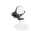 Dog Muzzle Silicone Ball Gag with Adjustable Leather Collar, BDSM Fetish Harness, Size S view 3