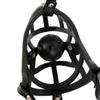 Dog Muzzle Silicone Ball Gag with Adjustable Leather Collar, BDSM Fetish Harness, Size S view 4