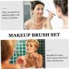 IWOWHERO 5-Piece Silicone Eyeshadow Brush Set with Long Handles view 4