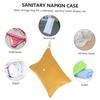 Portable Yellow Cotton Stroller Organizer Diaper Bag view 2