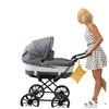 Portable Yellow Cotton Stroller Organizer Diaper Bag view 3