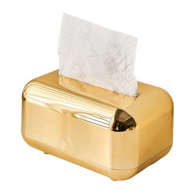 MOONDAME Creative Tissue Holder for Cotton Soft Tissues, Baby Tissues, and Napkins, Full-Mirror Cover, Easy to Clean