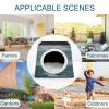 Space Capsule Oxford Fabric Pet House for Cats, Dogs and Small Pets, 35.1 x 35.1 x 30 cm view 3
