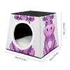 Space Capsule Pet House, Oxford Fabric, for Cats, Dogs, Guinea Pigs and Small Pets, Home and Travel, 35.1 x 35.1 x 30 cm view 2