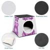 Space Capsule Pet House, Oxford Fabric, for Cats, Dogs, Guinea Pigs and Small Pets, Home and Travel, 35.1 x 35.1 x 30 cm view 4