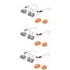 IWOWHERO 3-Piece Portable Walnut Eye Massager with Moxibustion, Ergonomic Design, Lightweight and Durable for Relaxing Wellness at Home view 1