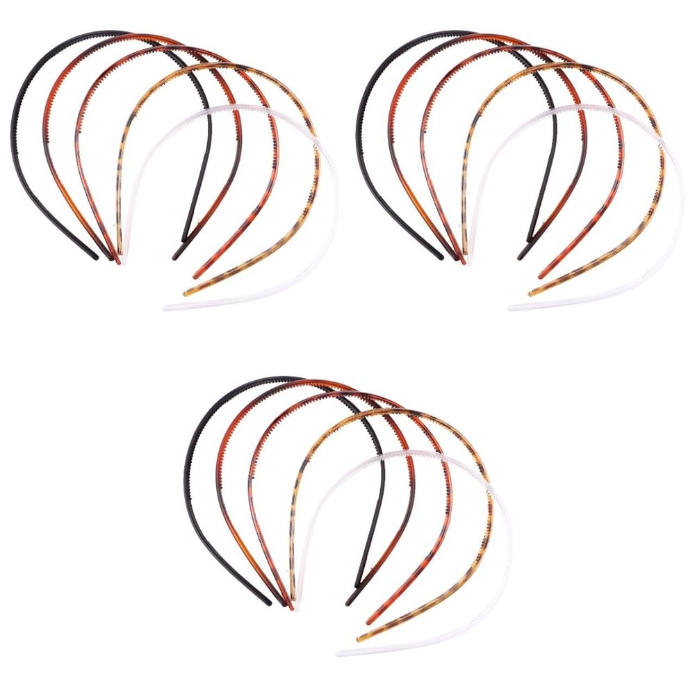 IWOWHERO 3-Piece Set of Stylish Headbands for Women and Girls, Durable and Suitable for Parties and Everyday Use, 12 Pieces x 3
