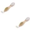 IWOWHERO 2-Piece Foot Care Set with Pumice Stone, Nail Brush and Foot File view 1