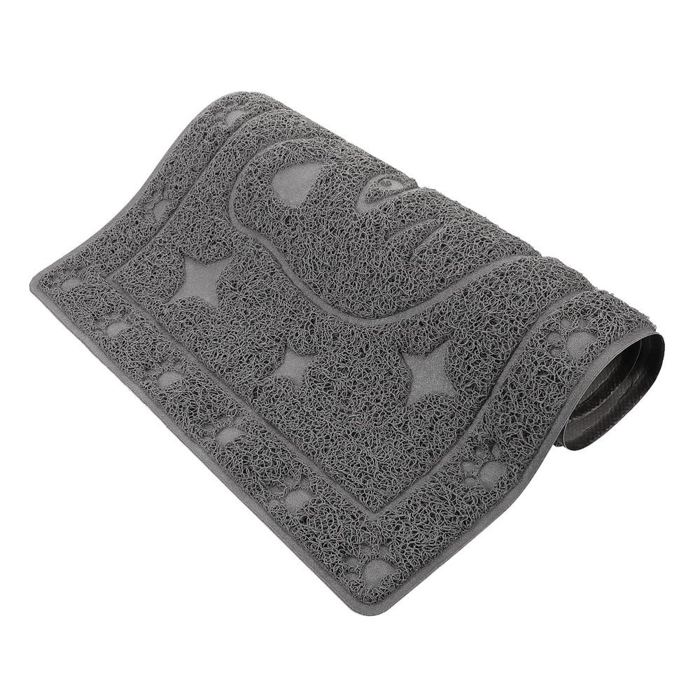 BESPORTBLE Cat Litter Mat with Cat Head Design, Non-Slip and Waterproof