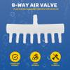 Joskeijky 8-Way Aquarium Hose Splitter Air Valve view 2
