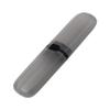 Joskeijky Travel Toothbrush Case with Toothpaste Holder, Adjustable Antibacterial Box, Black view 1