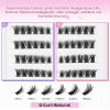 Jiocolor Manga Lash Clusters, DIY Lash Extensions, Fairy Lash Clusters, C-Curl, Spiky Anime Lashes, 8/16 mm view 4