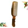 Small Brown PC Hairdressing Comb for Home and Salon view 3