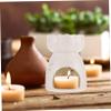 HOLIDYOYO Ceramic Tealight Burner with Tealight Holder for Essential Oils view 4