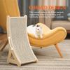 PETKARAY Curved Cat Scratching Post view 4