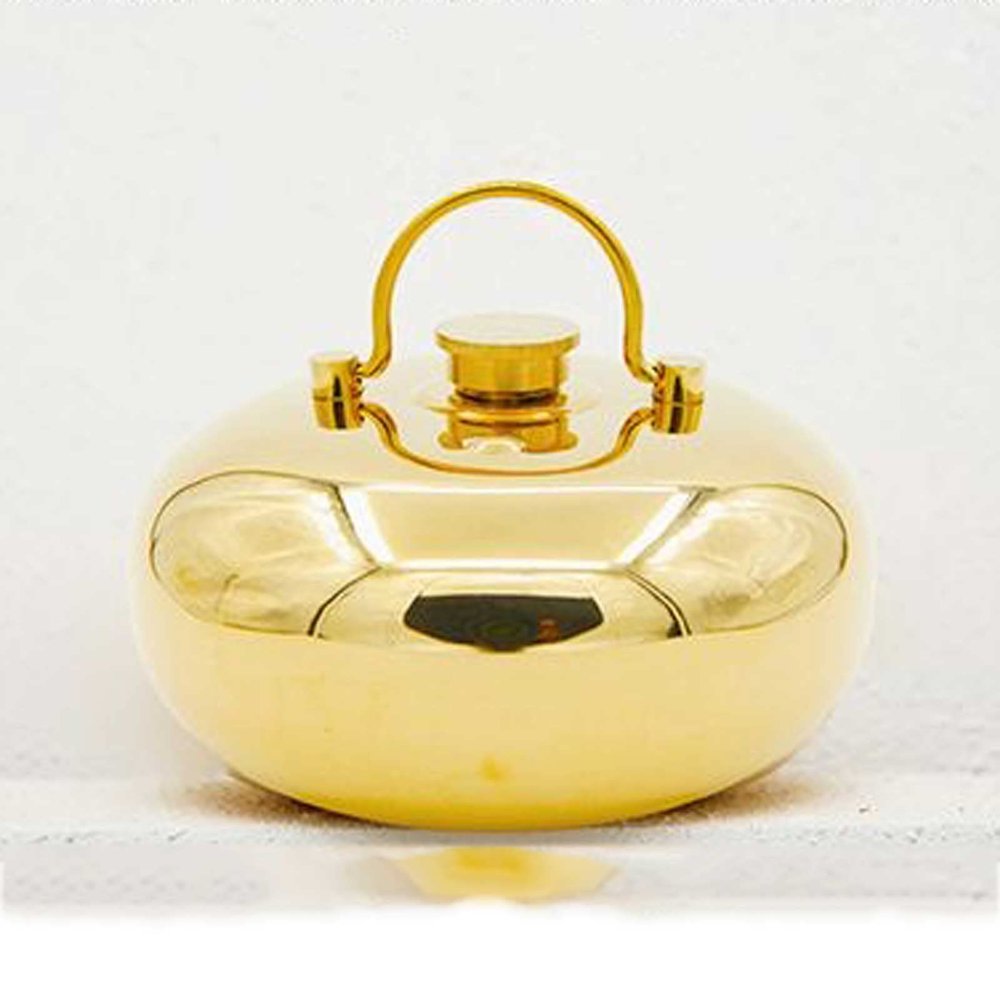 Hot Water Bottle with Soft Cover, Copper Bottle for Neck and Shoulder Pain, Hand and Foot Warmer