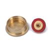 Hot Water Bottle with Soft Cover, Copper Bottle for Neck and Shoulder Pain, Hand and Foot Warmer view 3