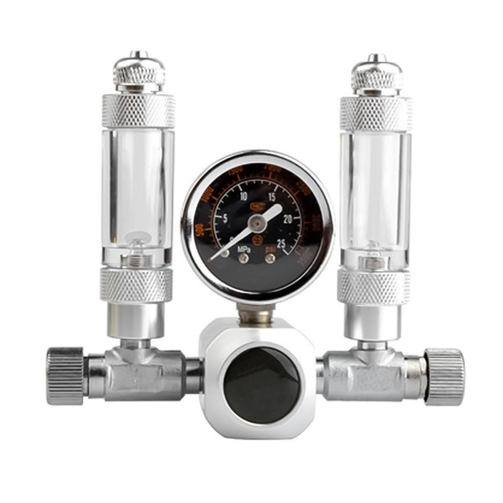 Tiardey CO2 Solenoid Valve for Aquariums with Check Valve and W21.8 Bubble Counter