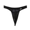 Beokeuioe Men's Mesh String Thong, Low-Rise G-String, T-Back, Breathable and Comfortable view 2