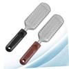 Foot Files for Callus Removal with Handle, 2-Piece Stainless Steel Set view 2