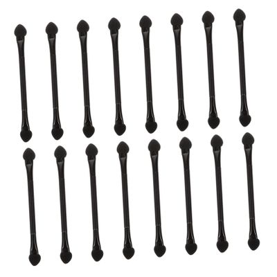 FOMIYES 30-Piece Double-Sided Eyeshadow Sticks with Sponge Tips, Black