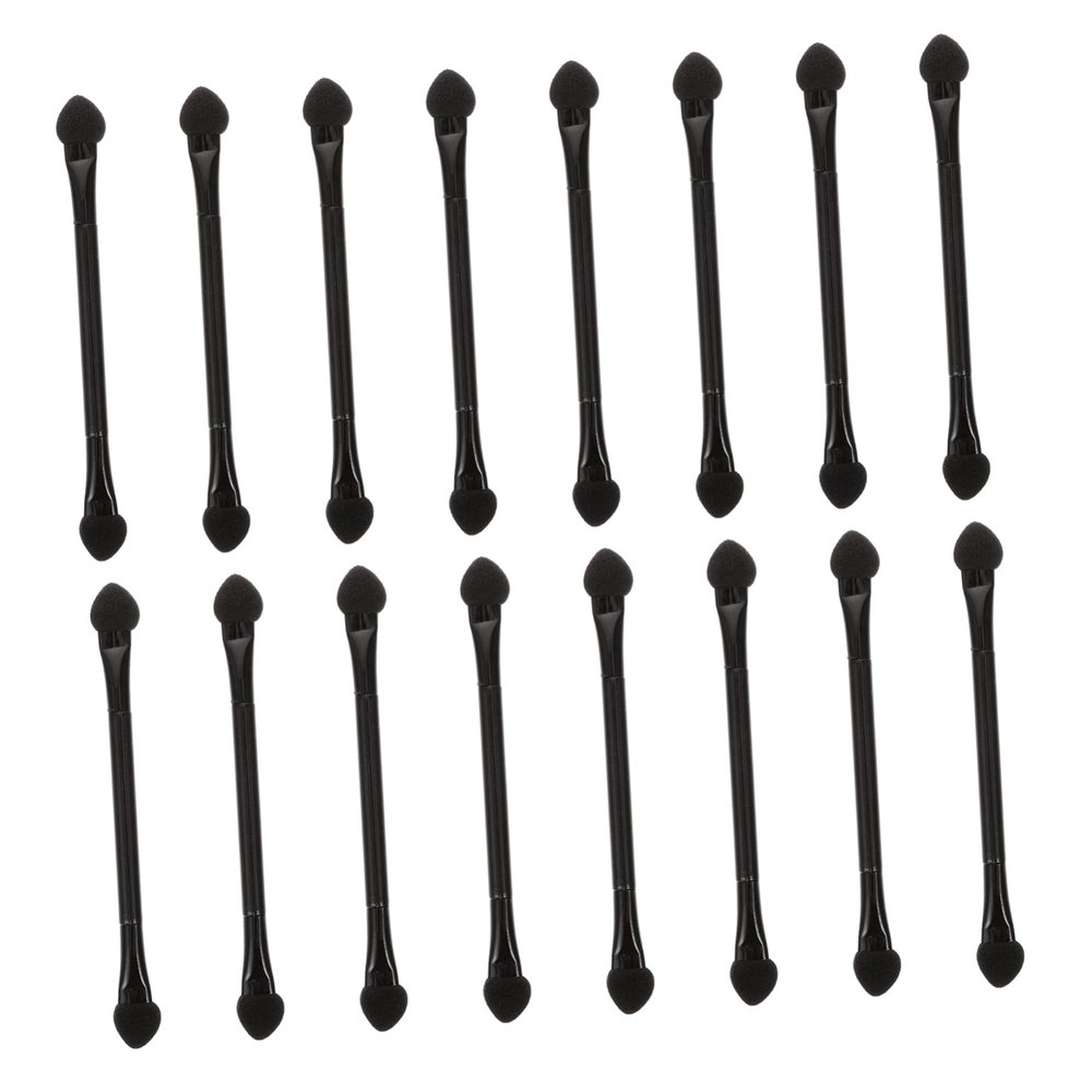 FOMIYES 30-Piece Double-Sided Eyeshadow Sticks with Sponge Tips, Black